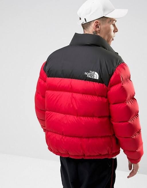 North Face Puffer Jacket "Red"
